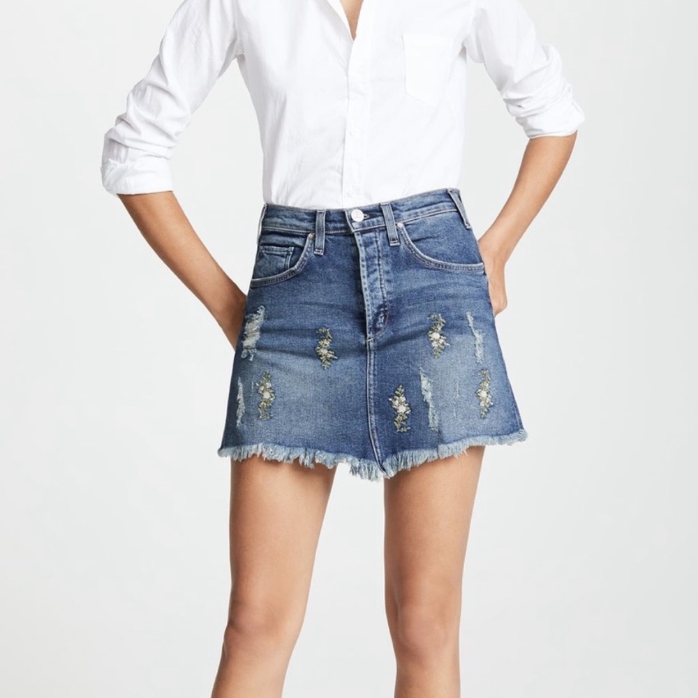 McGuire Isabel Denim Mini Skirt
